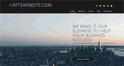 Desktop Screenshot of mattswebsite.com