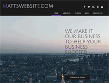Tablet Screenshot of mattswebsite.com